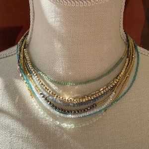 7.5" beaded necklace